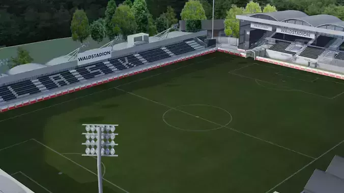 Raiffeisen Arena Pasching Austria Low-poly 3D model