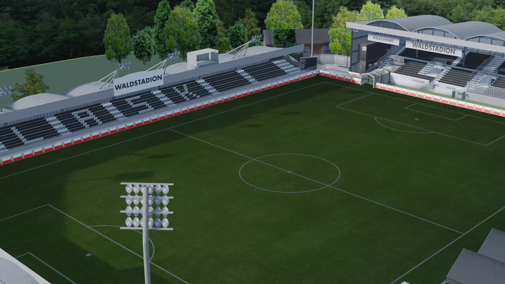 Raiffeisen Arena Pasching Austria Low-poly 3D model_0