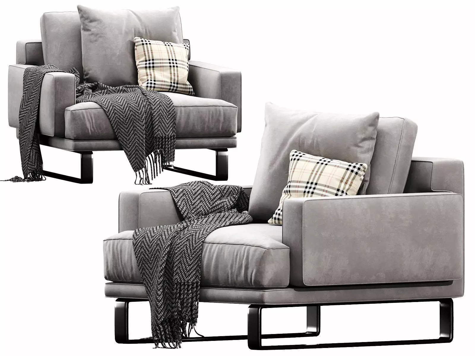 Interface Rex Armchair 3D model