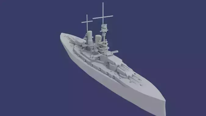 SMS Bayern 3D print model