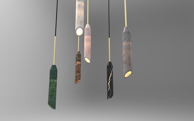Marble Art Pendant from Design By Us 3D model
