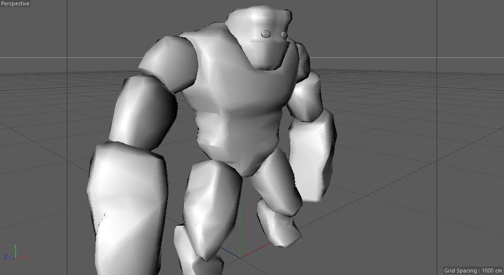 stone man 3D model_9