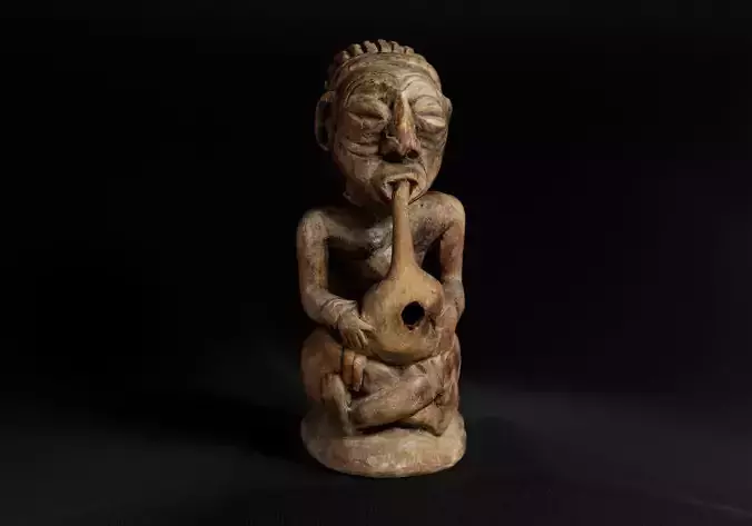 Decoration - African Statue 01 -  Low-poly 3D model