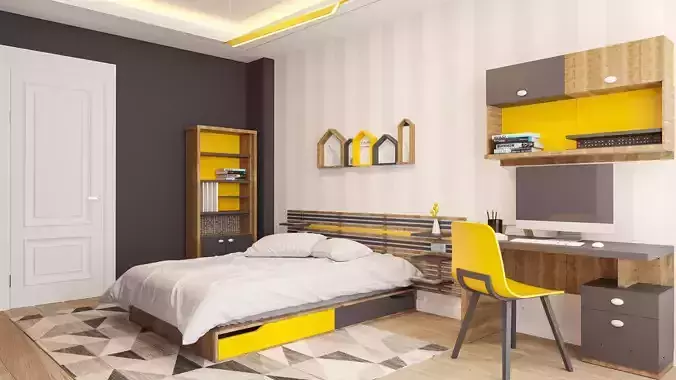 Child Bedroom design 3D model
