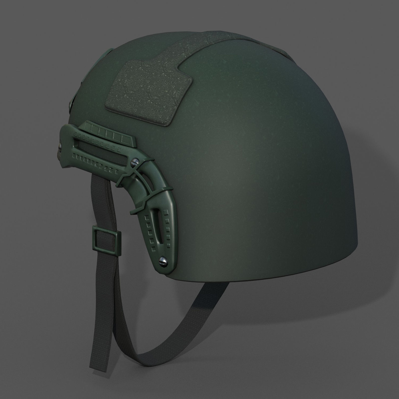Helmet military combat fantasy  Low-poly 3D model_7