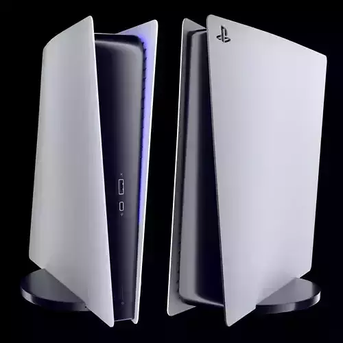 Playstation 5 two consoles side