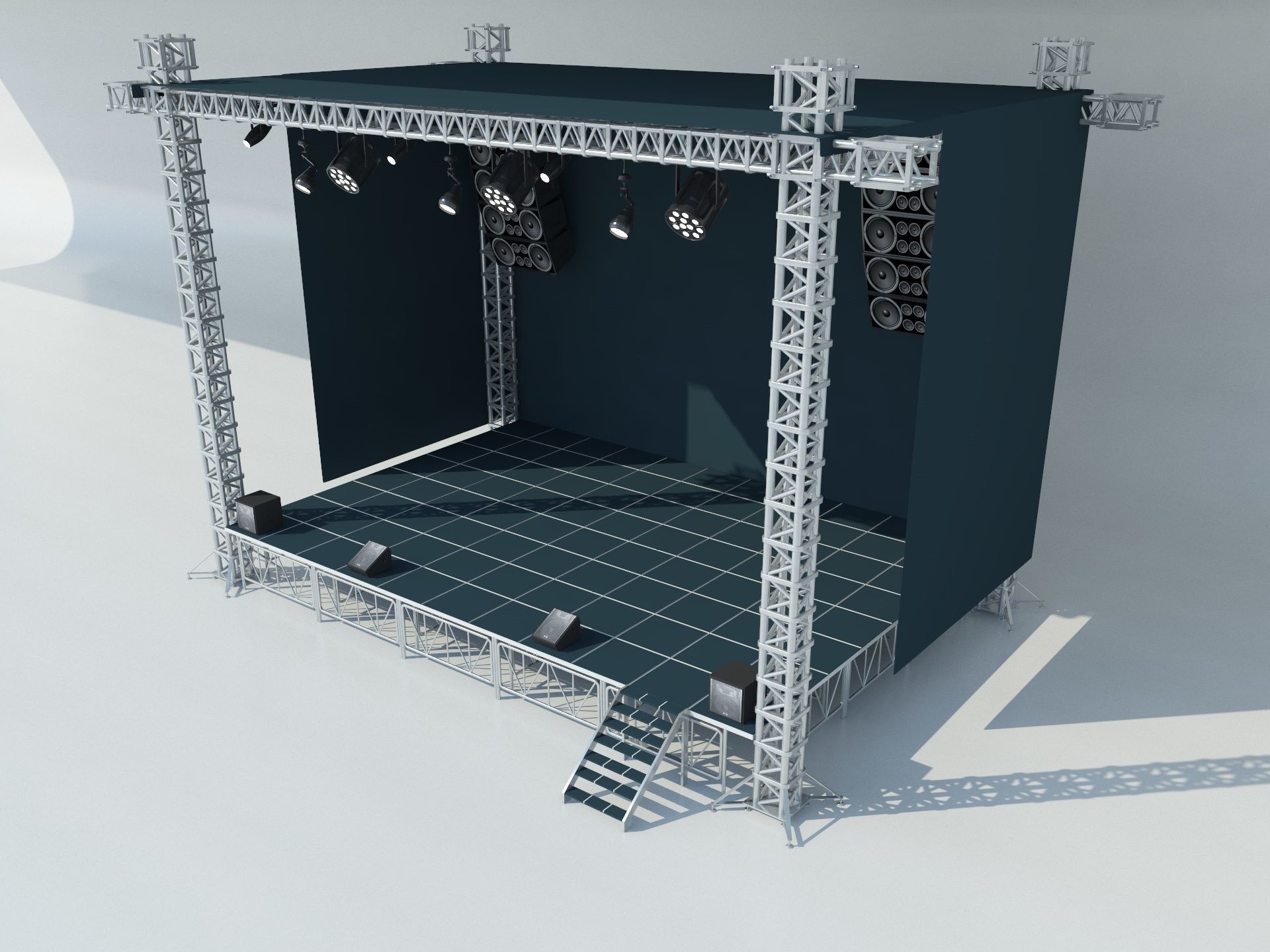 Stage Concert 3D model_5