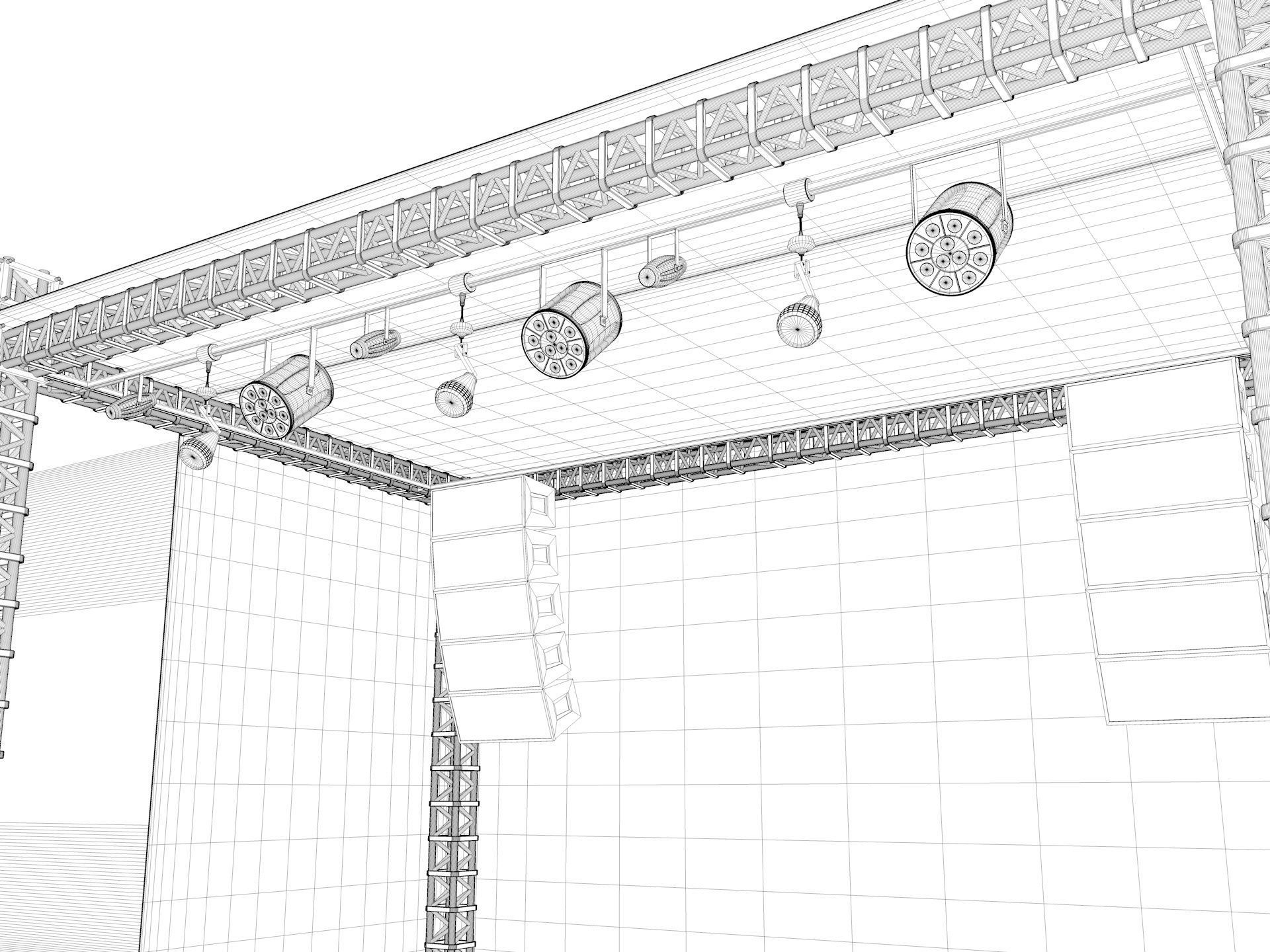 Stage Concert 3D model_16