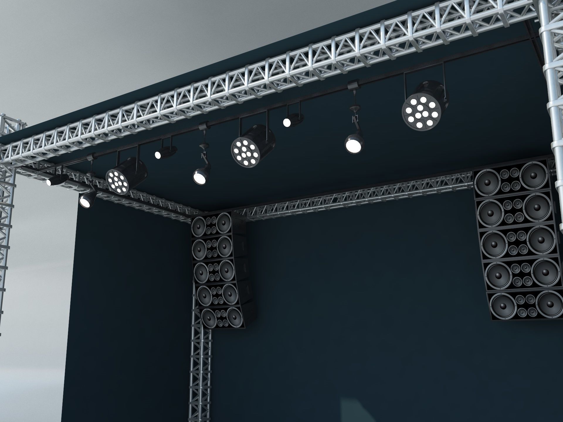 Stage Concert 3D model_7