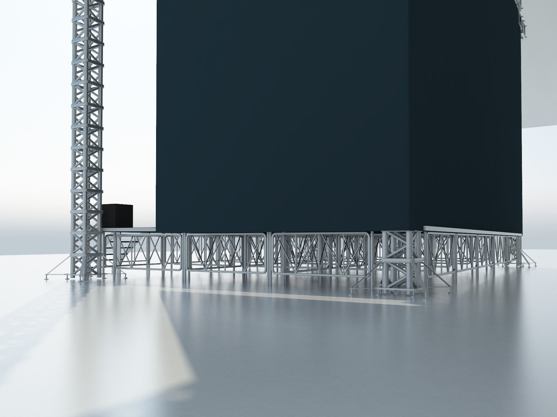 Stage Concert 3D model_4