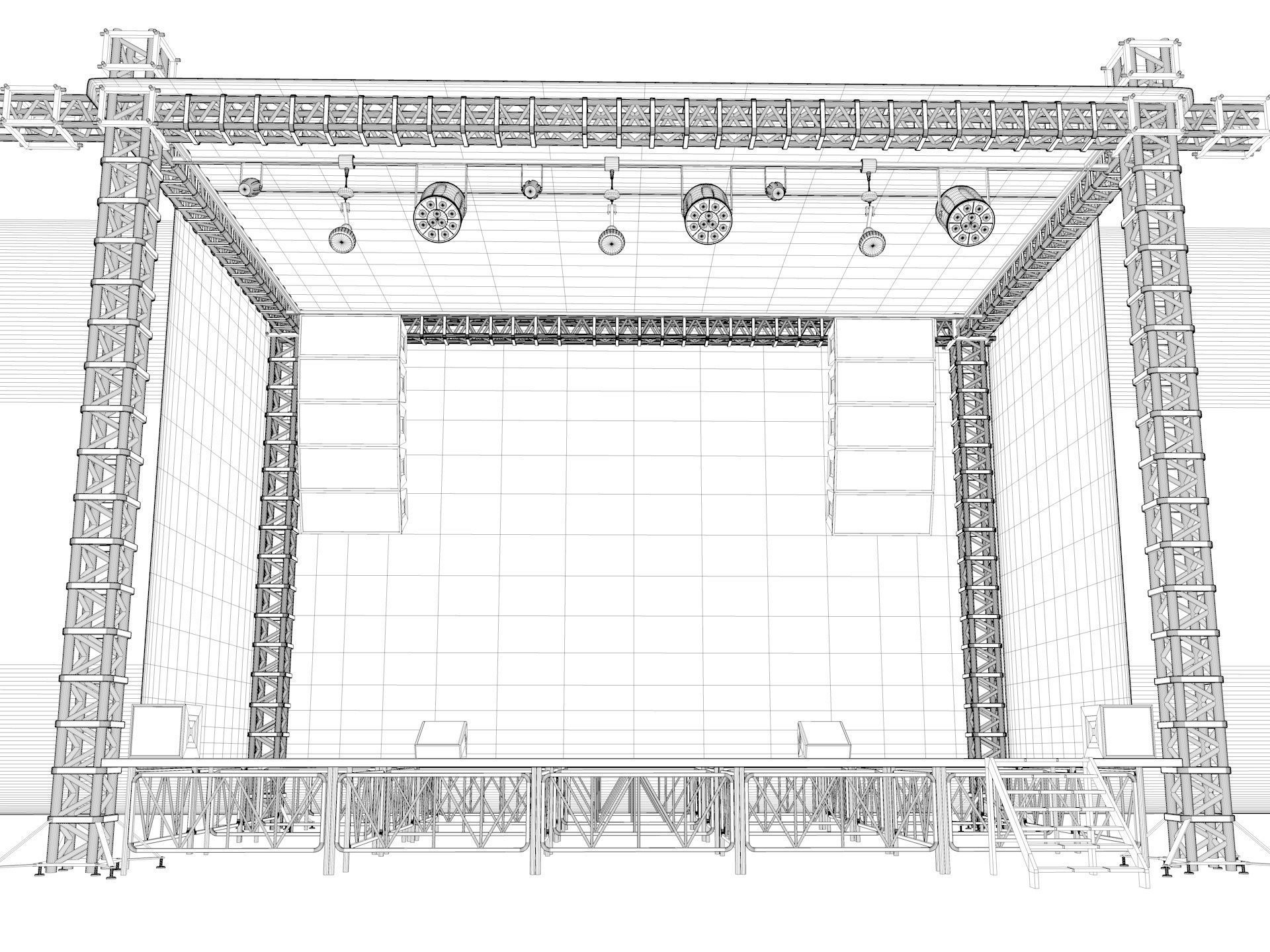 Stage Concert 3D model_17
