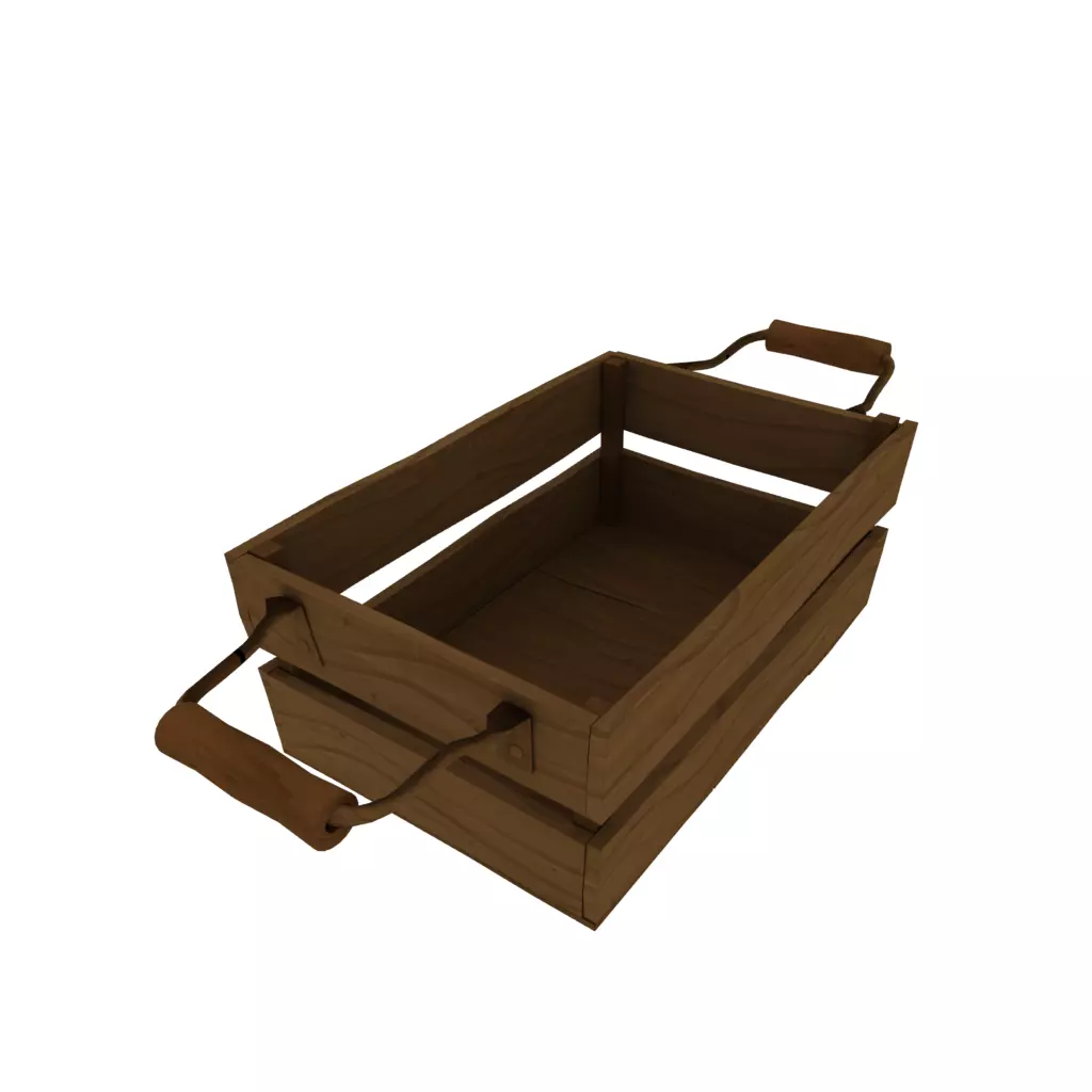 Wood Box 3D model