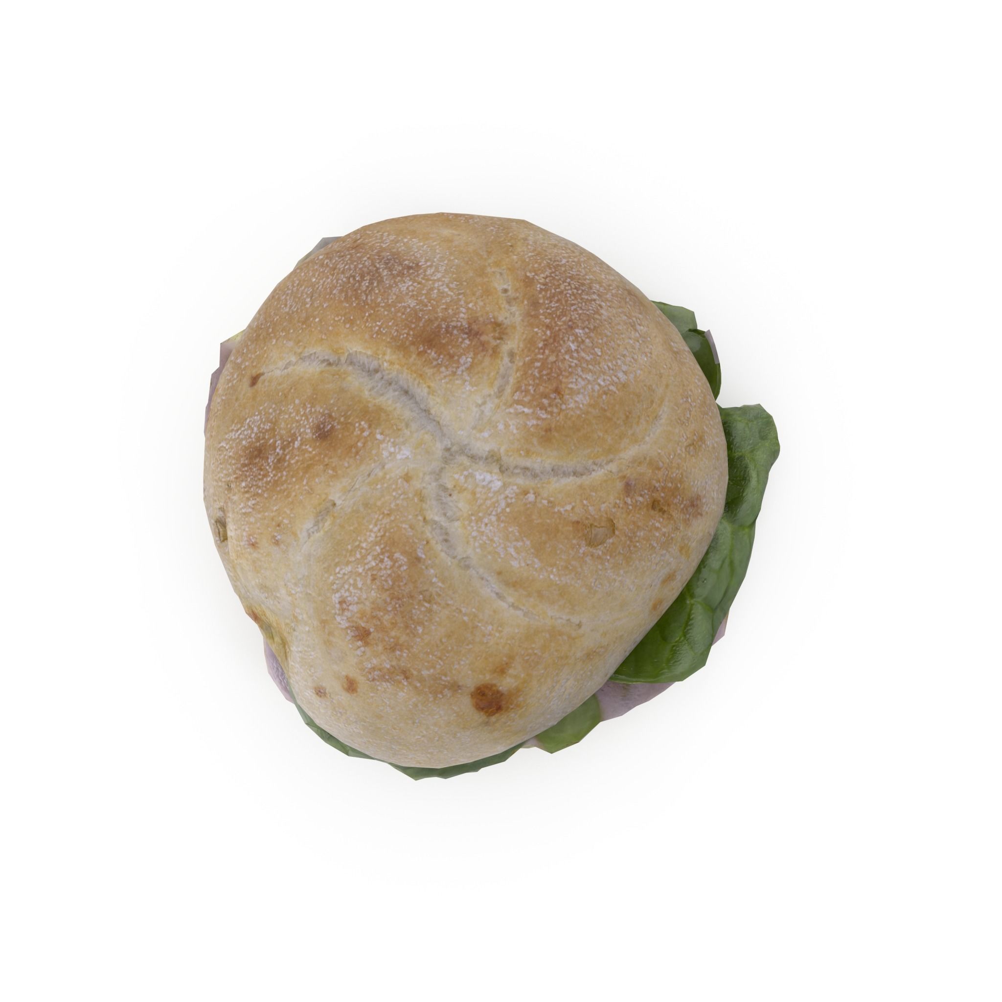 Samdwich 01 - 4K Textures 3D model_3