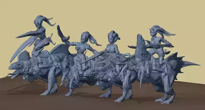 Lust Finder Pleasure Demons 3D print model