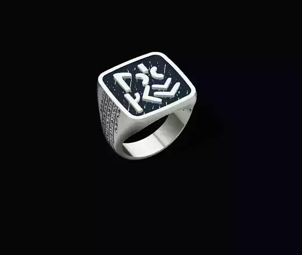 gokturk yazili erkek yuzuk