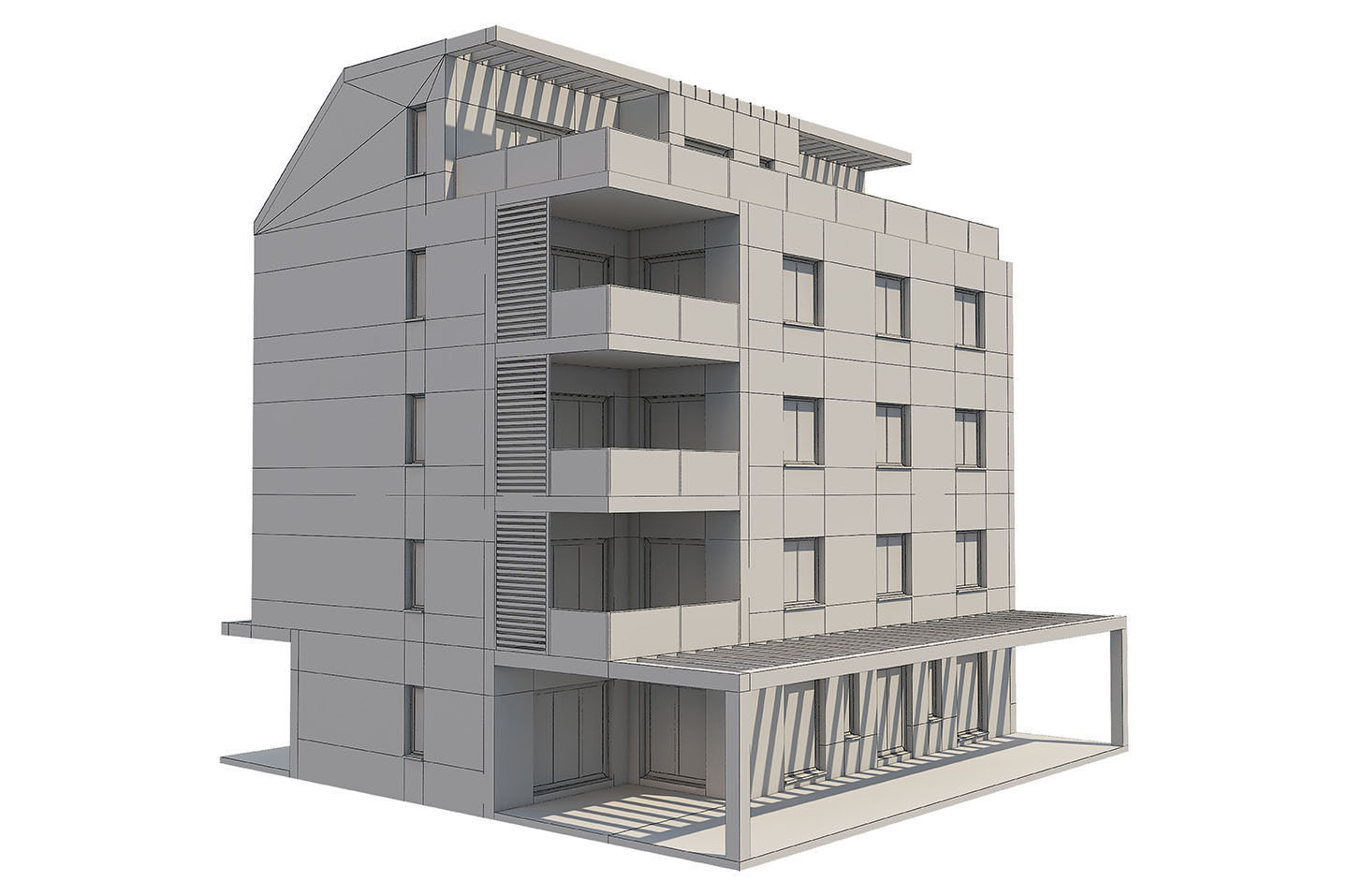 Apartment House 1 3D model_18