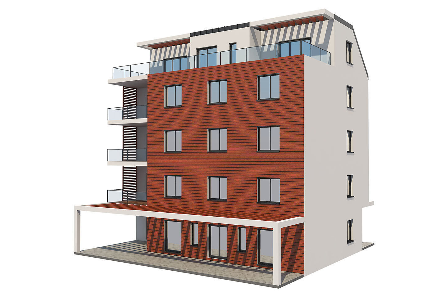Apartment House 1 3D model_12