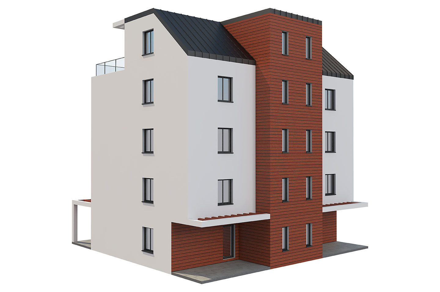 Apartment House 1 3D model_13