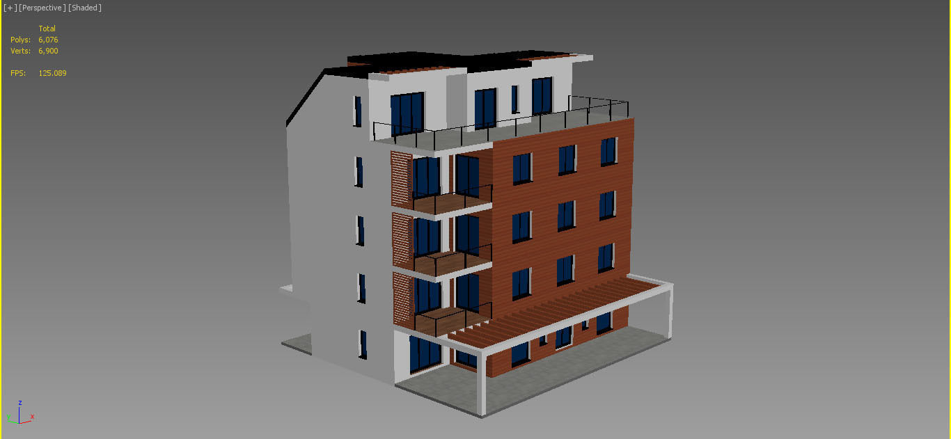 Apartment House 1 3D model_10