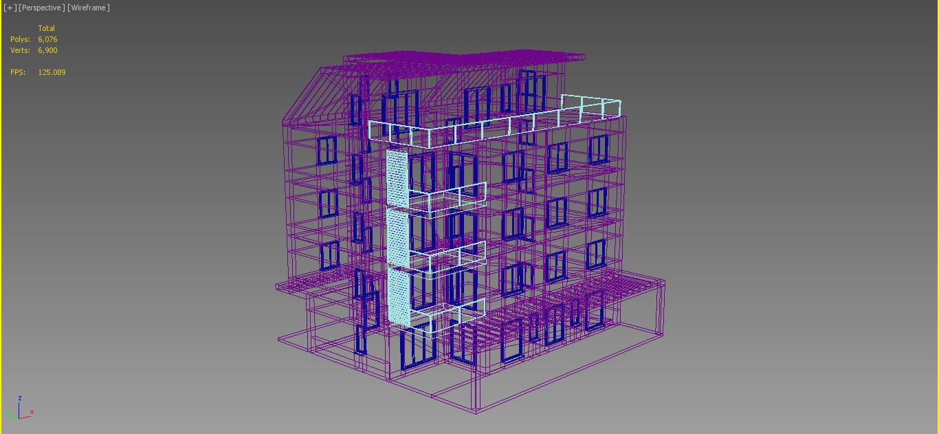 Apartment House 1 3D model_8