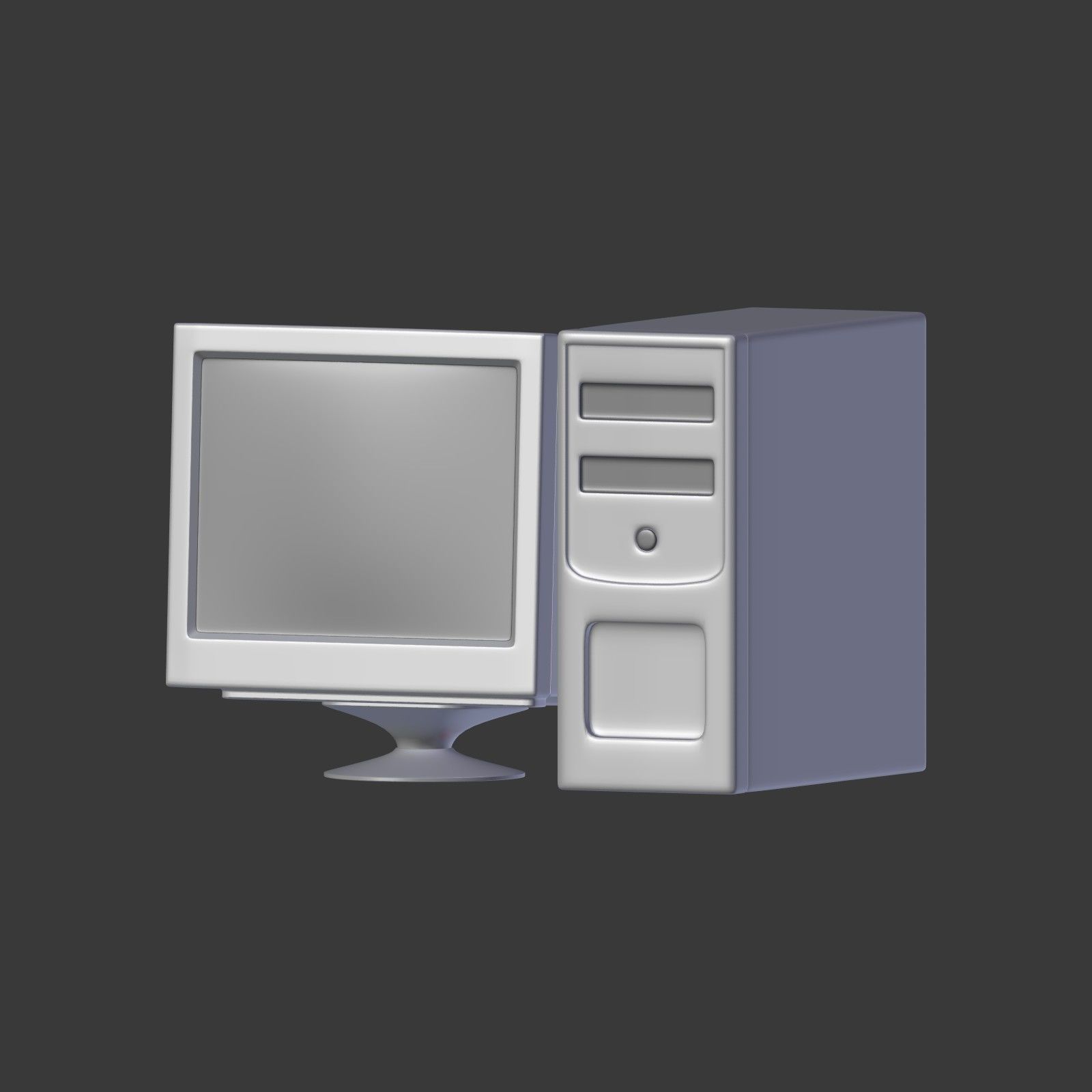 Office Cartoon Collection Low-poly 3D model_27