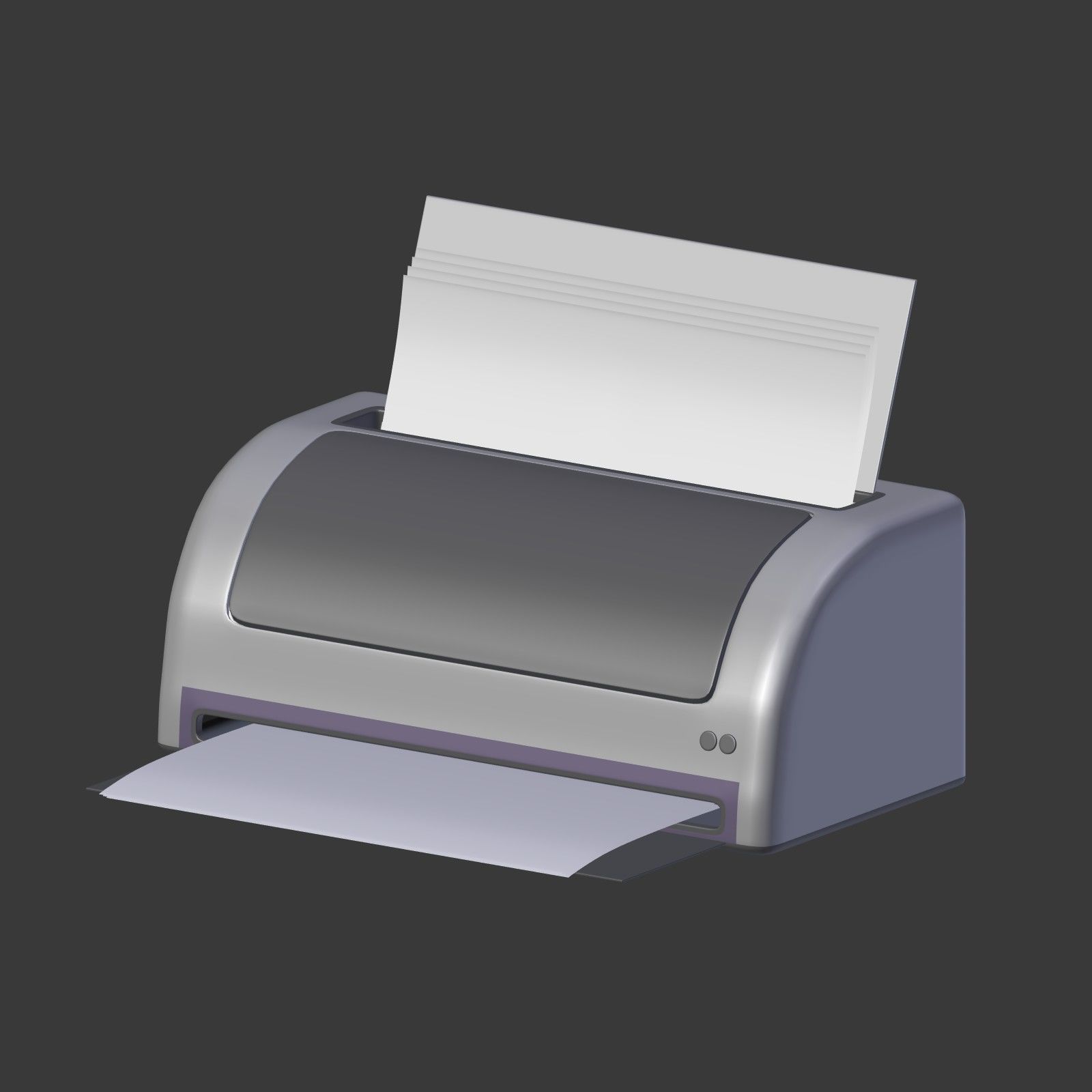 Office Cartoon Collection Low-poly 3D model_24