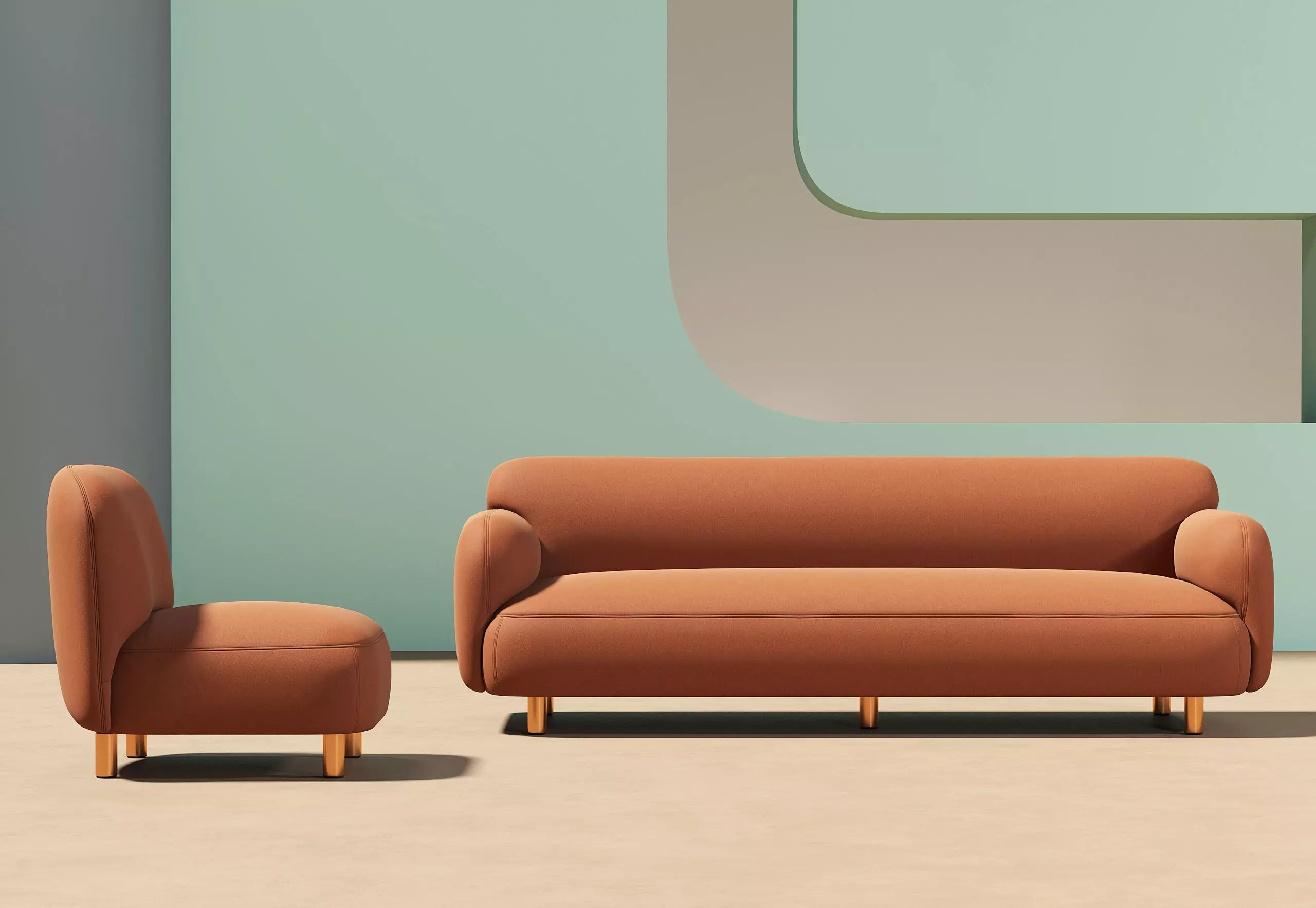 Modern Living Room 304 3D model_0