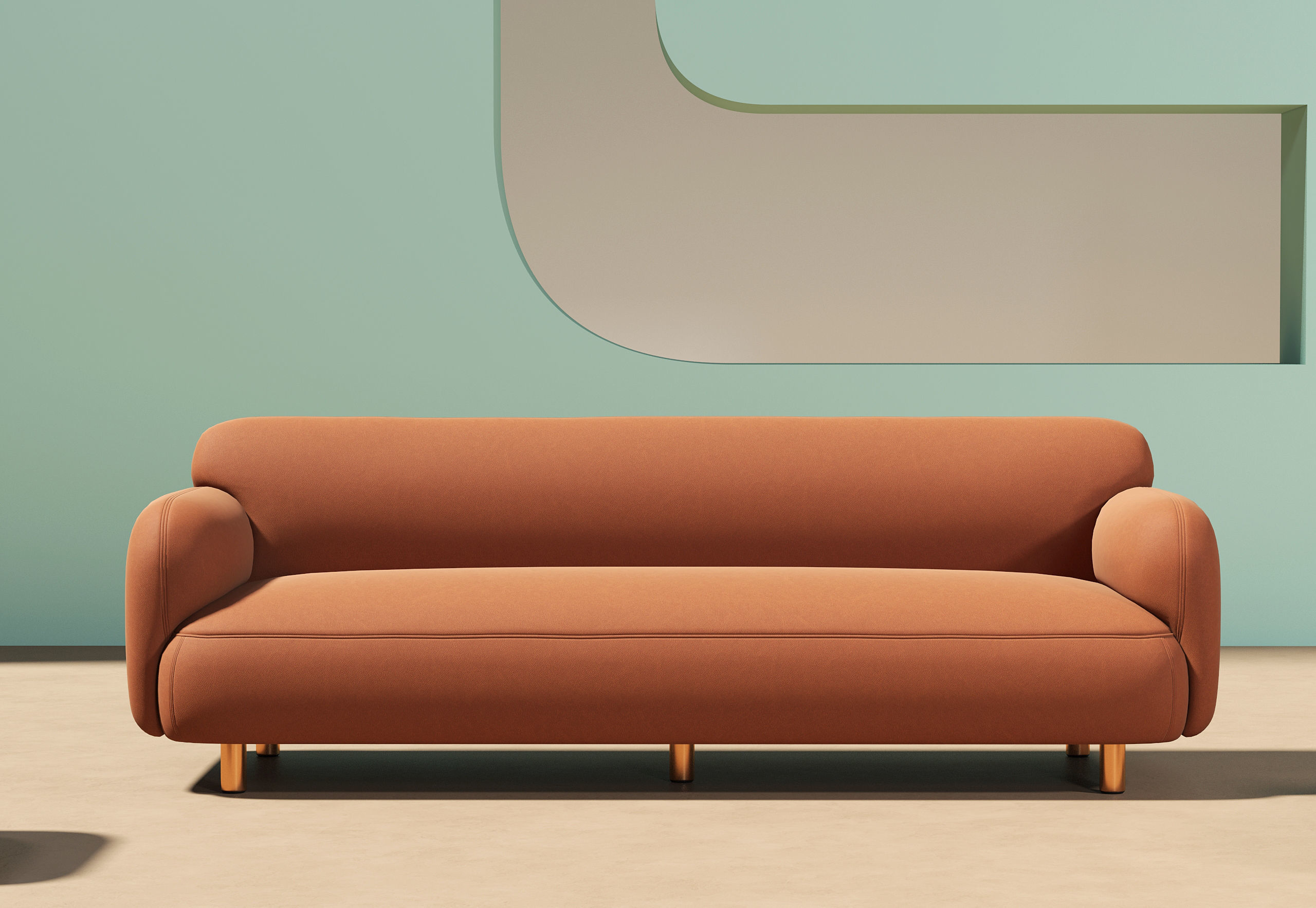 Modern Living Room 304 3D model_4