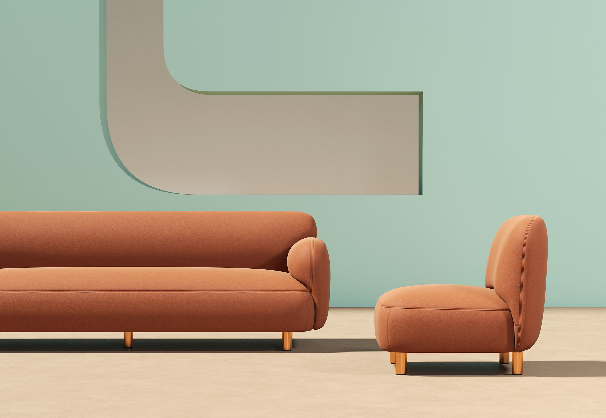 Modern Living Room 304 3D model_1