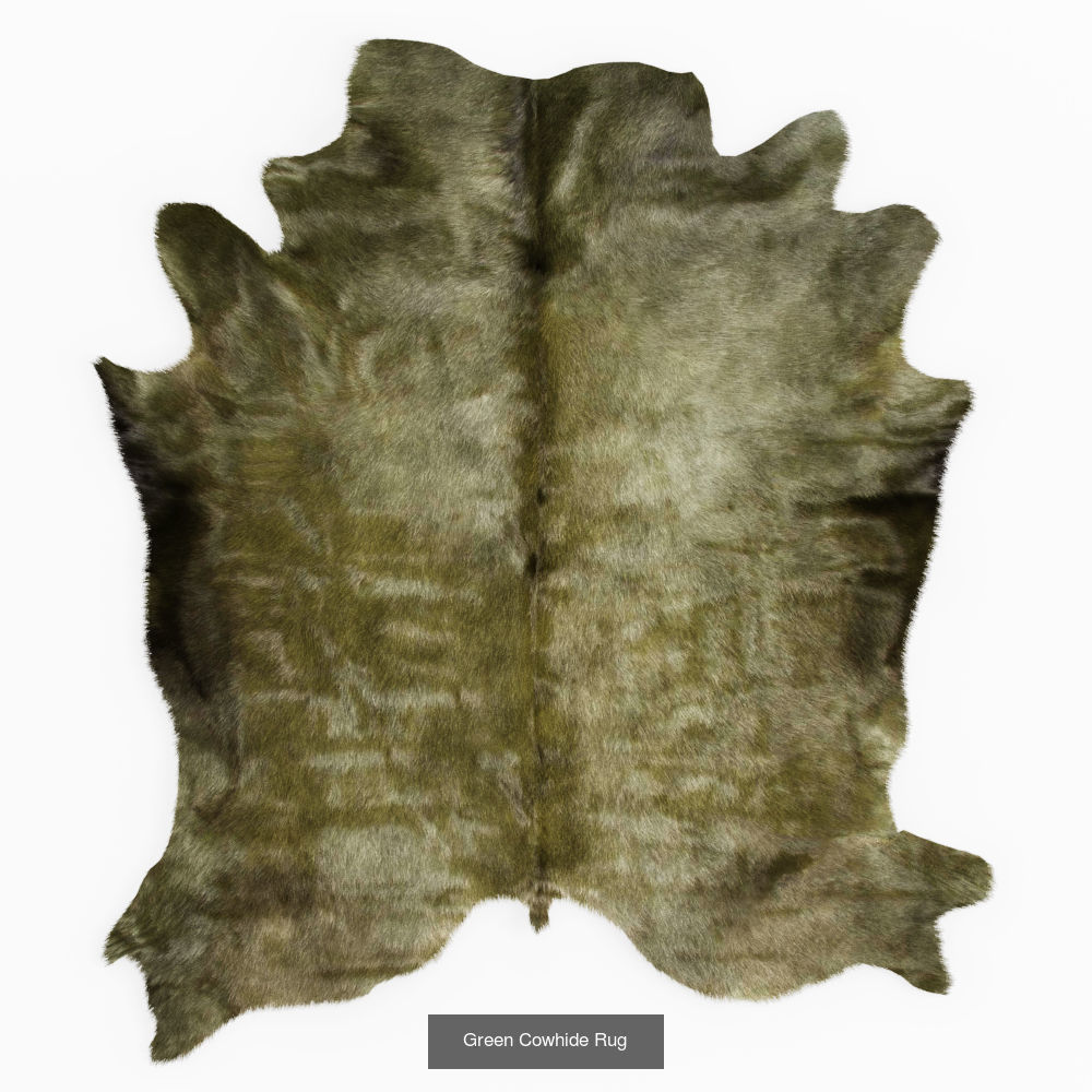 Collection of 39 animal skin rugs _39