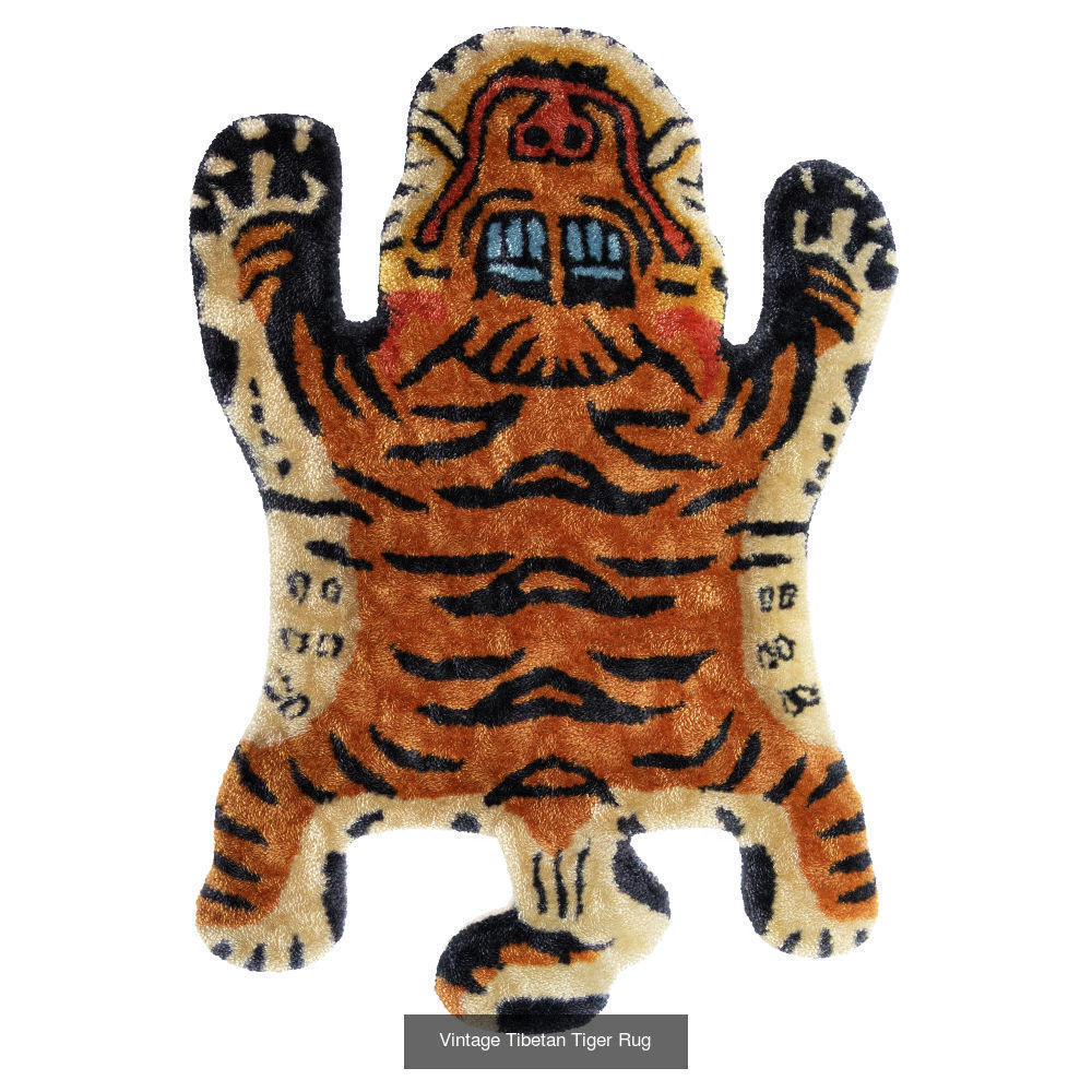 Collection of 39 animal skin rugs _23