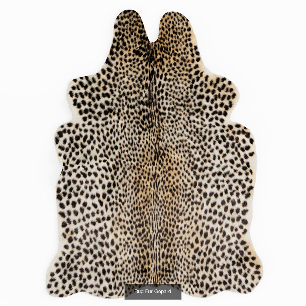 Collection of 39 animal skin rugs _25