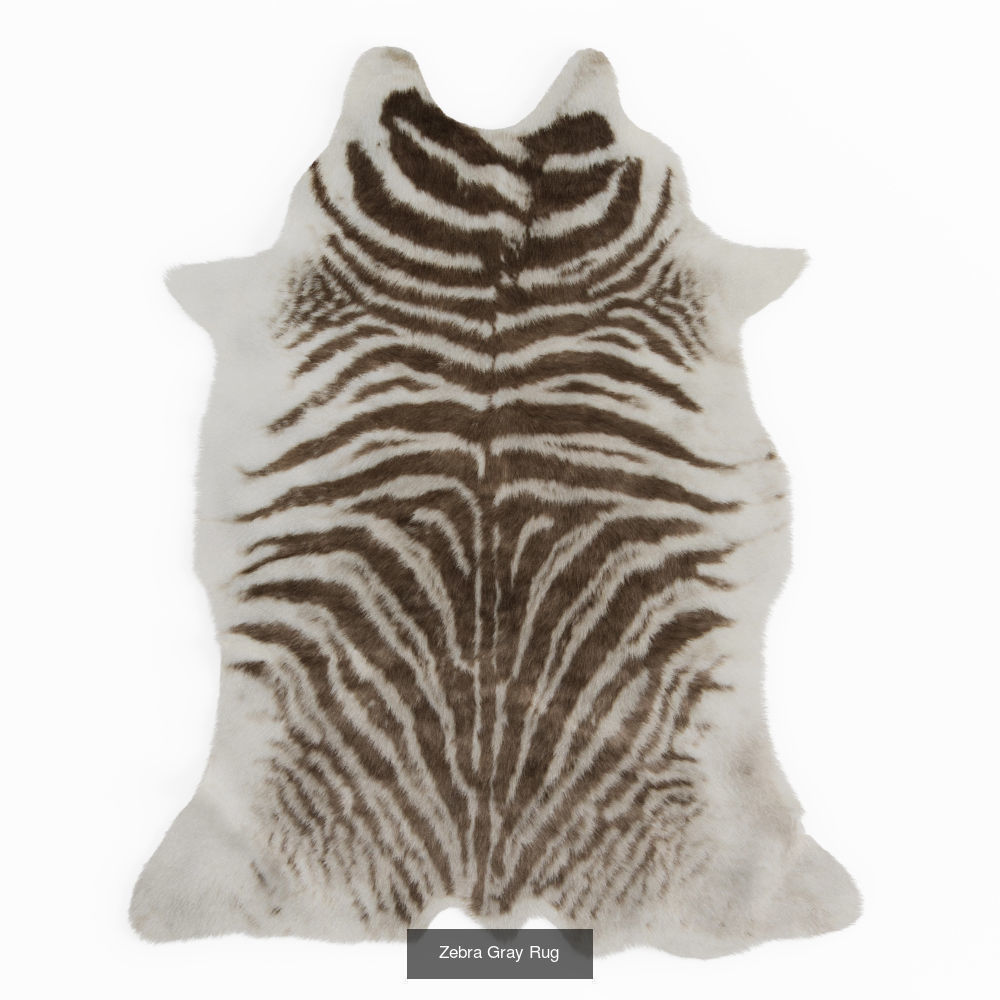 Collection of 39 animal skin rugs _43