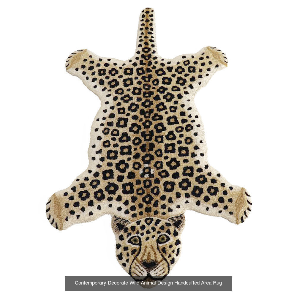 Collection of 39 animal skin rugs _21