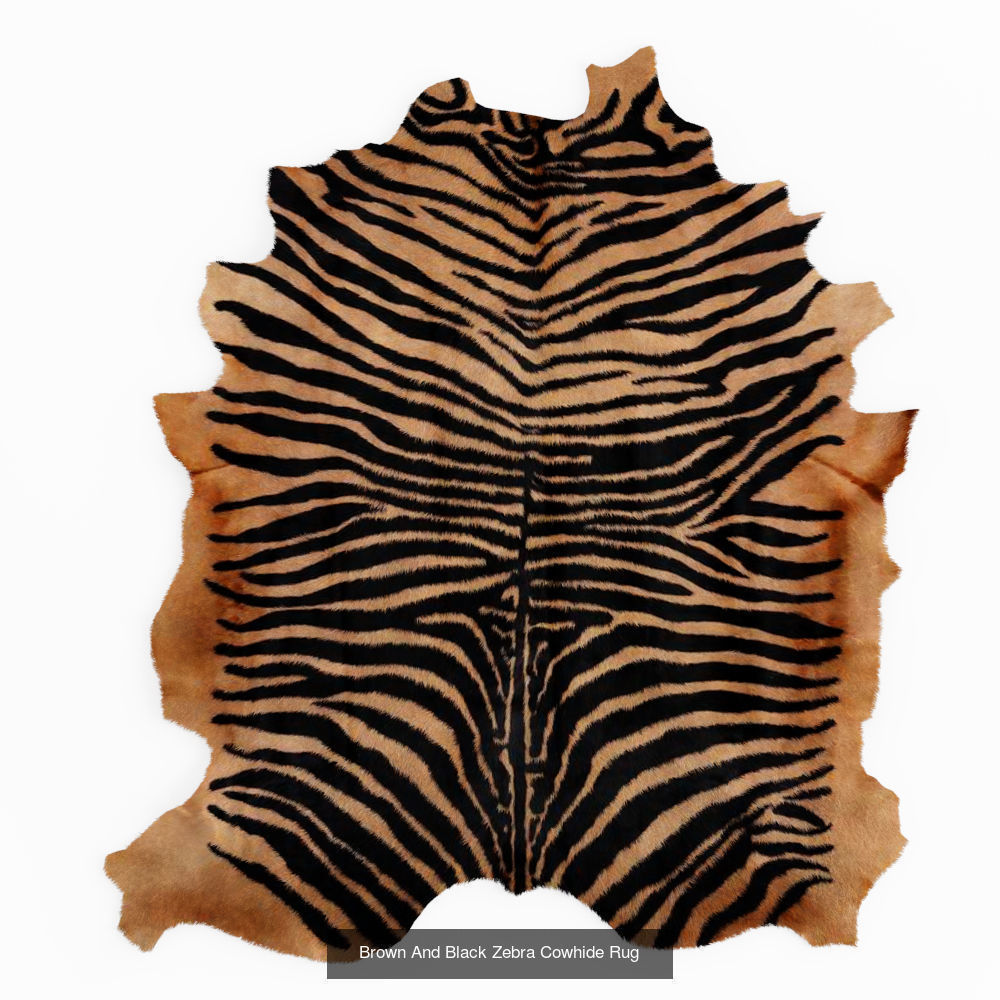 Collection of 39 animal skin rugs _35