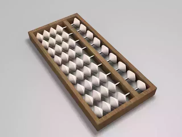 Abacus wooden