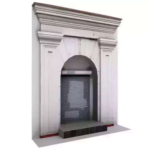 Architectural photorealistic portal lowpoly 