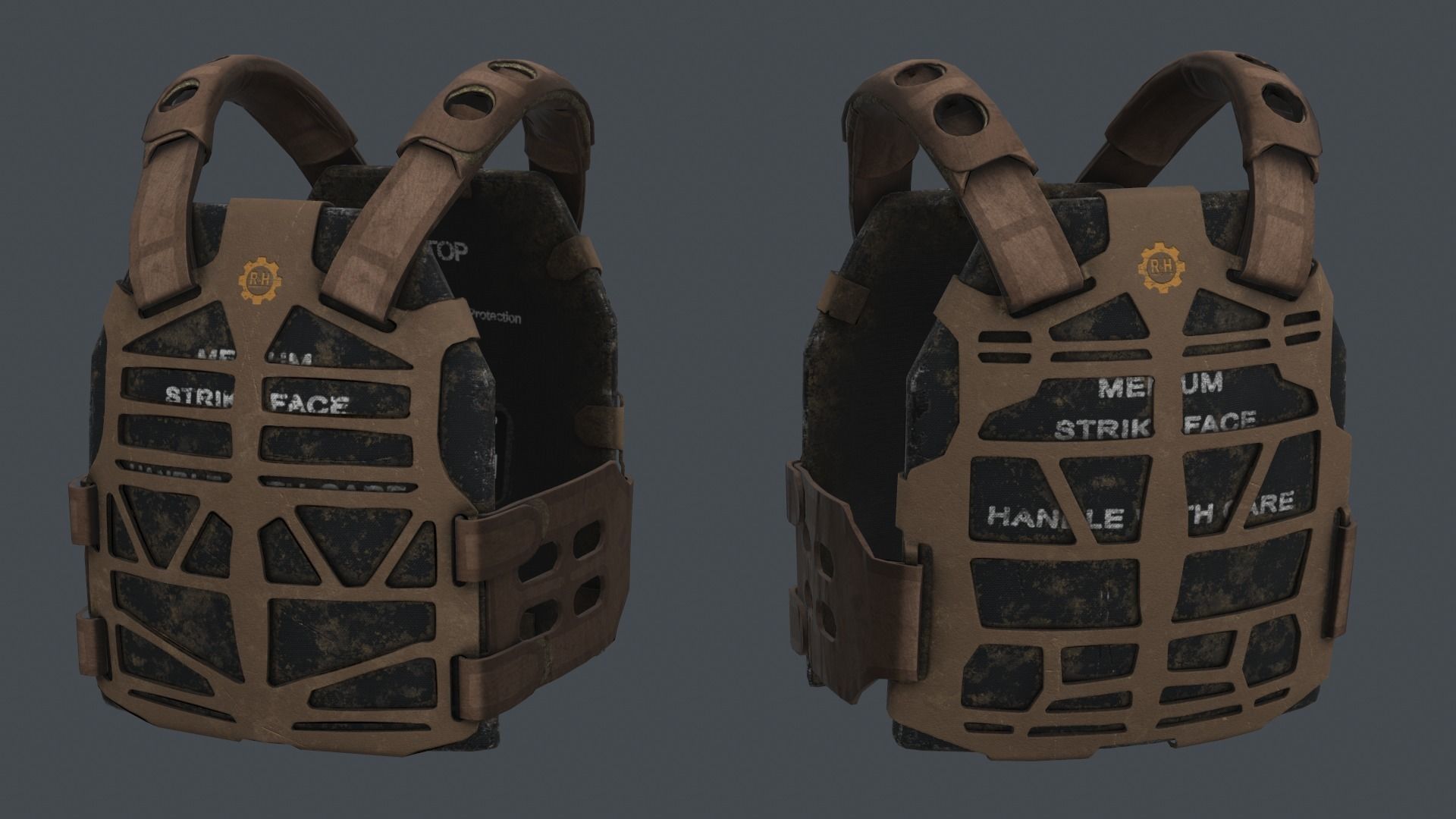 S and S PlateFrame Platecarrier Low-poly 3D model_0