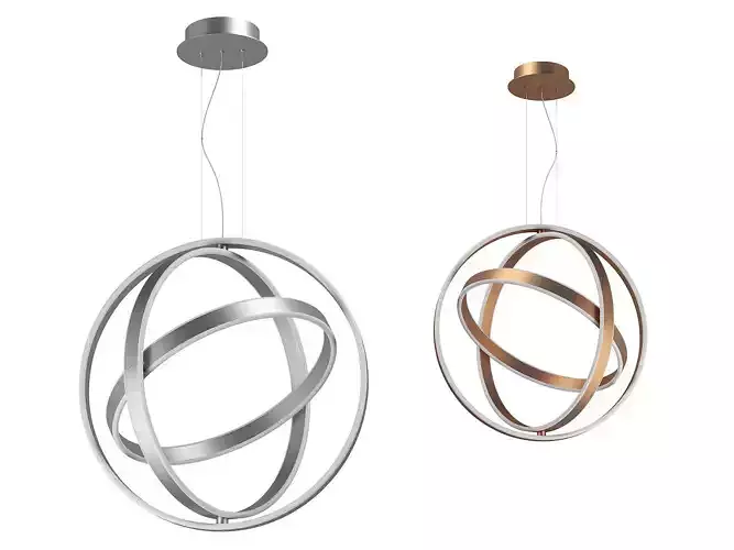 7471xx Saturno Lightstar Pendant chandelier 3D model