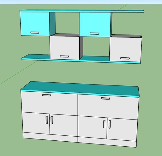Vibrant Crockery Cabinet