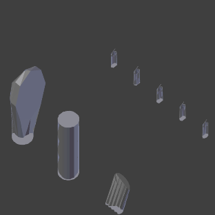 Arctodus Left Arm STL 3D print model_10