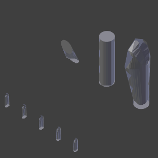 Arctodus Left Arm STL 3D print model_7