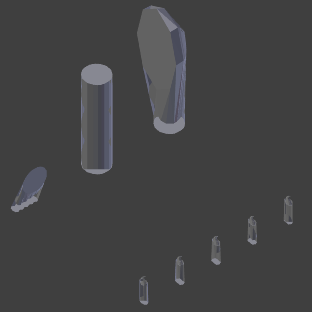 Arctodus Left Arm STL 3D print model_8