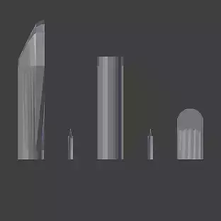 Arctodus Left Arm STL 3D print model