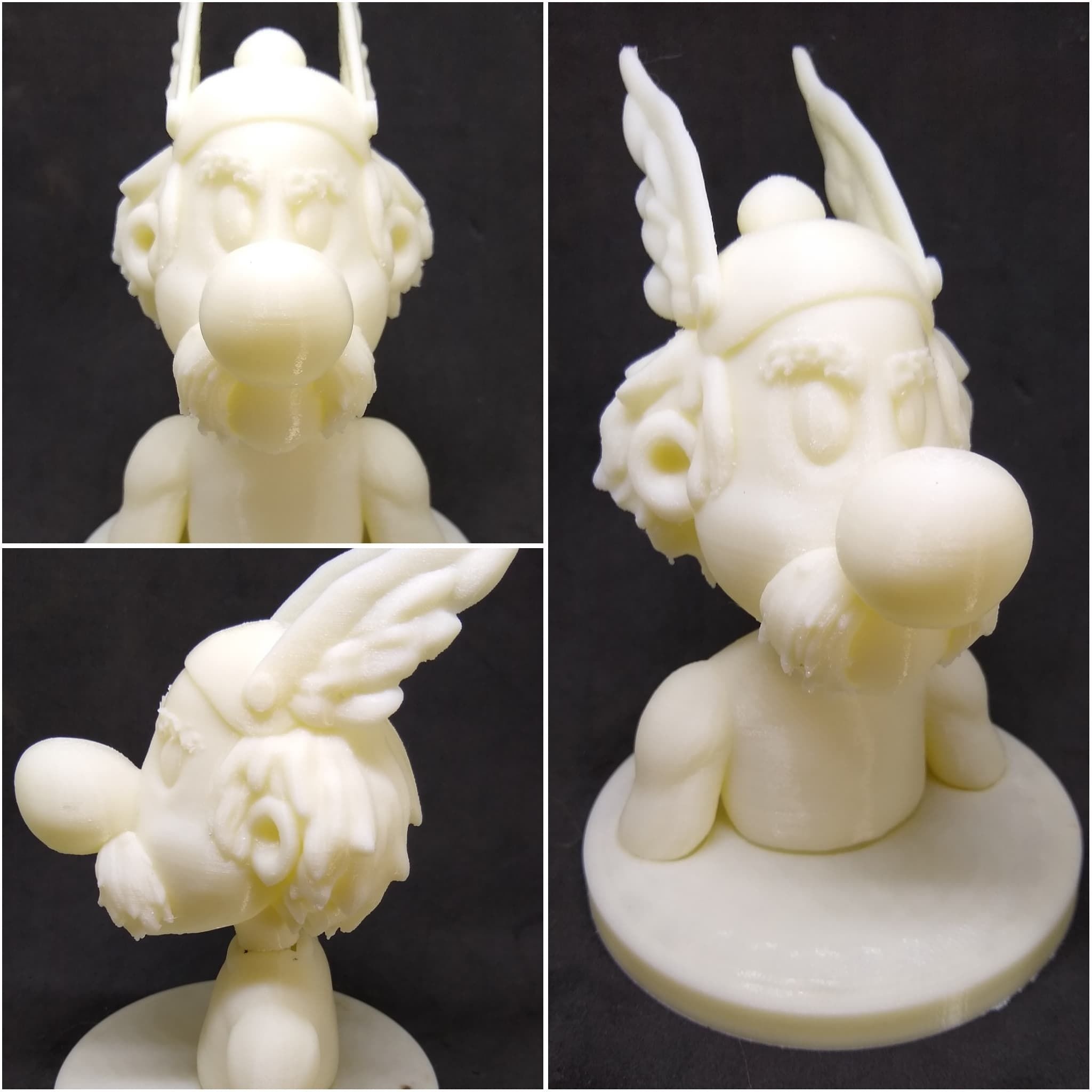 Asterix Bust 3D print model_2
