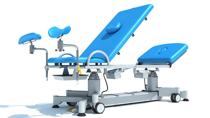 Gynecological Examination Table 3D model