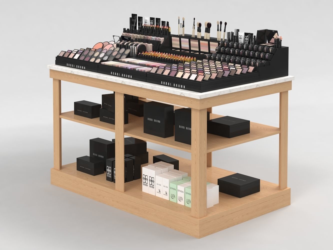 Bobbi Brown Cosmetics Stand 3D model_6