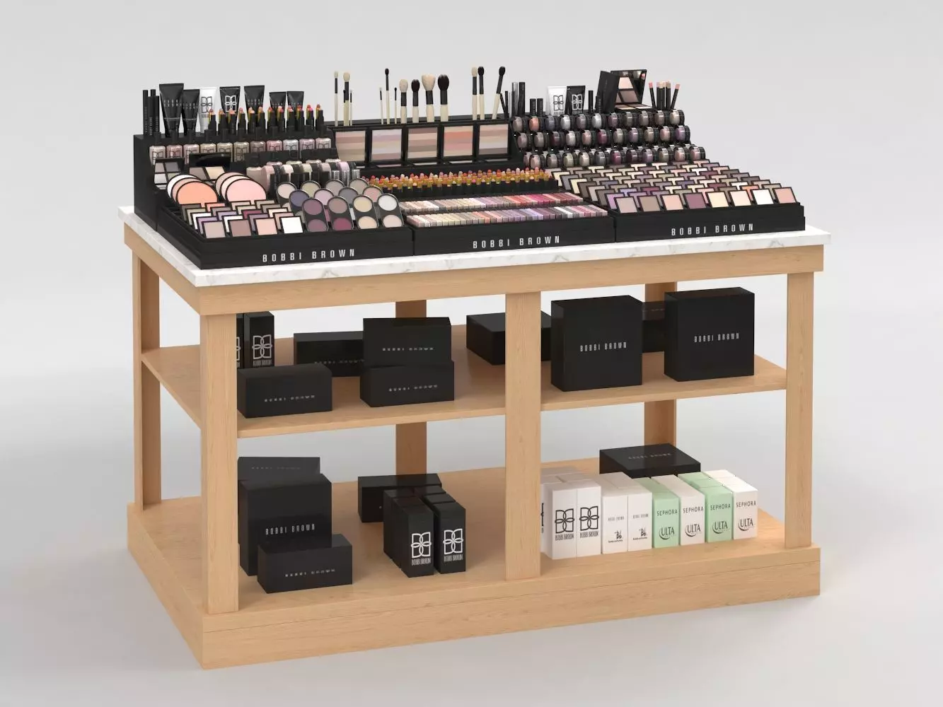 Bobbi Brown Cosmetics Stand 3D model_0