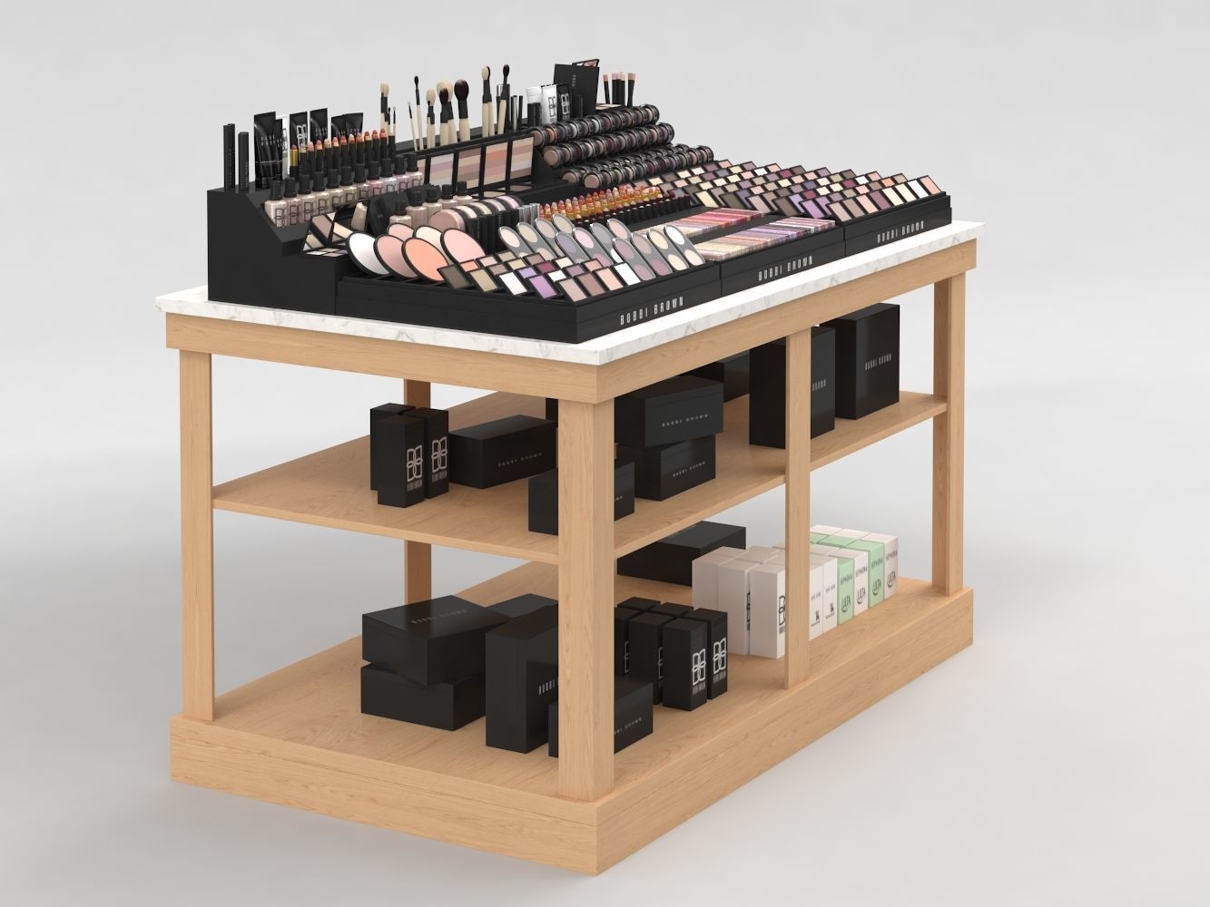 Bobbi Brown Cosmetics Stand 3D model_4