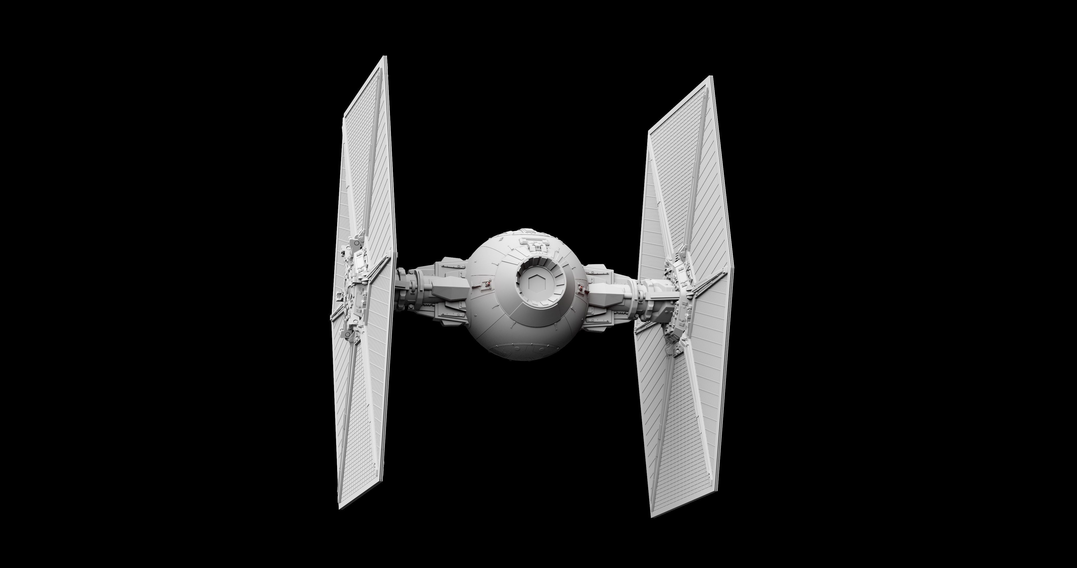 TIE Fighter 3D model_16